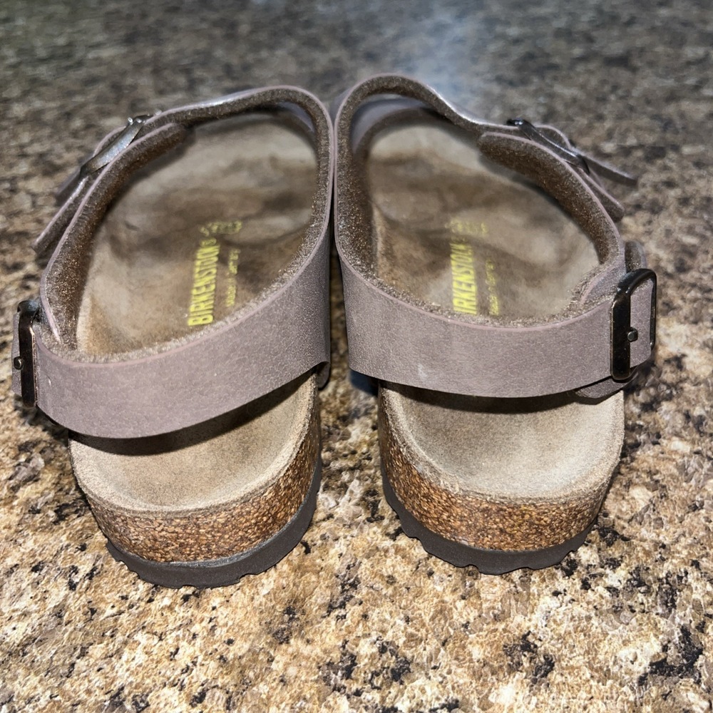 Birkenstock Kids Roma Sandals US Size 2 EU 33 Unisex Mocha 33 210 L2 - Picture 3 of 10